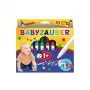Malinos 300011 Babyzauber Σετ Πλαστελίνης - 10 Πολύχρωμα Ξυλάκια, 5 mm, που δεν Ξεραίνεται, Πιστοποιημένο CE