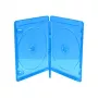 MEDIARANGE BOX38-3-30 Θήκη Blu-ray - 3 δίσκοι - Μπλε - Διαφανές - Πλαστικό - 120 mm - RoHS