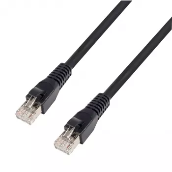 TTL 1812-HD-1 Καλώδιο patch Cat.6a HDBaseT 1m Μαύρο