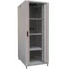 IT-BUDGET ερμάριο δικτύου 19 ιντσών SRK - πλήρες σετ - 42U - 800x800 mm - πόρτα από κρύσταλλο ασφαλείας/συμπαγές χάλυβα - 4 ενεργοί ανεμιστήρες - PDU - ράφια - προσυναρμολογημένο - ανοιχτό γκρι (99ITB19SRK4288GGM)