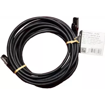 IT-BUDGET Full Copper Premium καλώδιο patch - Flex AWG 26 - Cat.8.1 - 2000 MHz - χωρίς αλογόνα - PoE+ - 40 Gbit - μαύρο - 5 m (90ITBFLEX81PK5S)