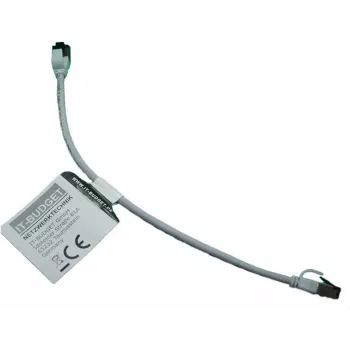 IT-BUDGET Full Copper Premium Patchkabel - Slim AWG 28 - Cat.8.1 - 2000 MHz - χωρίς αλογόνα - PoE+ - 40 Gbit - γκρι - 0,25 m (90ITBSLIM81PK025G)