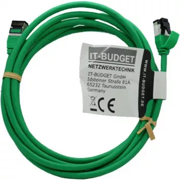 IT-BUDGET Full Copper Premium Καλώδιο Patch - Slim AWG 28 - Cat.8.1 - 2000 MHz - Χωρίς αλογόνα - PoE+ - 40 Gbit - Πράσινο - 3 m (90ITBSLIM81PK3GR)