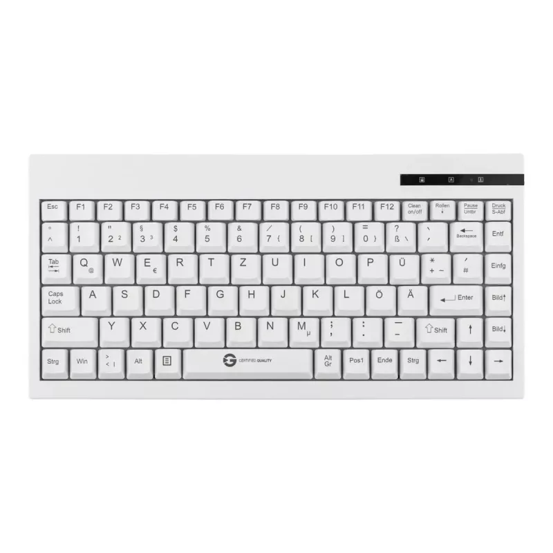 GETT GCQ CleanType Easy Basic Compact Keyboard - USB - Μαύρο - IP68 πλενόμενο