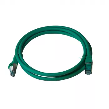 IT-BUDGET Full Copper Premium Patchkabel Cat.6A 500 MHz LSZH PoE+ AWG 26/7 πράσινο 1,5 m