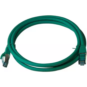IT-BUDGET Full Copper Premium Patchkabel - Cat.6A - 500 MHz - χωρίς αλογόνα - PoE+ - AWG 26/7 - πράσινο - 20 m
