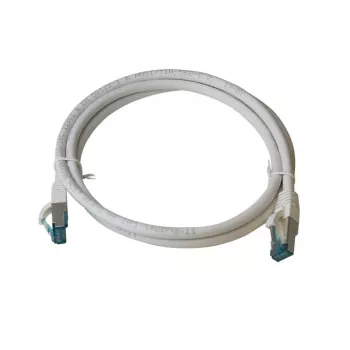 IT-BUDGET Full Copper Premium Patchkabel - Cat.6A - 500 MHz - χωρίς αλογόνα - PoE+ - AWG 26/7 - λευκό - 20 m