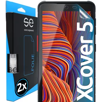 smart.engineered 2x3D Μεμβράνη προστασίας οθόνης για Samsung Galaxy Xcover 5 διαφανής (συσκευασία 2 τεμ.)