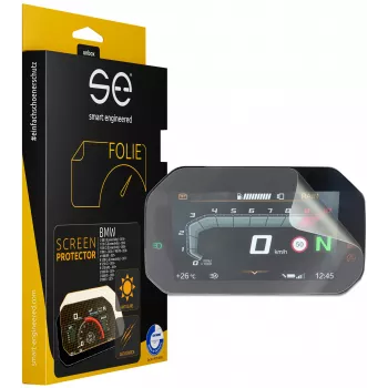 smart.engineered se Anti-Glare 3D Dashboard Cockpit Protective Film συσκευασία 2 τεμ. για BMW