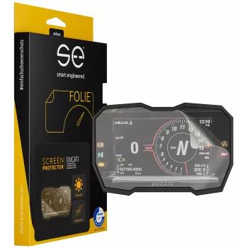 smart.engineered SE-DCP-2-0102-0031-1-M Μεμβράνη προστασίας οθόνης για Ducati Panigale V4 2018+ / Streetfighter V4 2020+ / Multistrada V4 2021+ - διαφανής