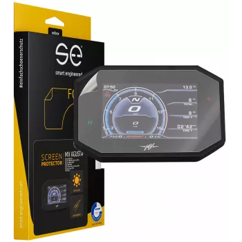 smart.engineered SE-DCP-2-0102-0110-1-M Μεμβράνη προστασίας οθόνης για μοτοσυκλέτα - Διαφανής - Συσκευασία 2 τεμ.