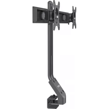 Rockstable RS-MM005 προηγμένη βάση για δύο monitor - σφιγκτήρας / διέλευση - 16 kg - 33 cm (13 ίντσες) - 68,6 cm (27 ίντσες) - 100 x 100 mm - μαύρο