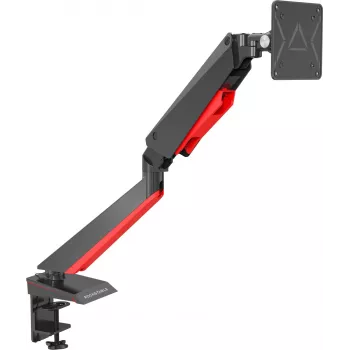Rockstable RS-MM008 βάση gaming monitor για 1 monitor - σφιγκτήρας γραφείου / διέλευση - 8 kg - 15-32 ίντσες - 100x100 mm - μαύρο - κόκκινο