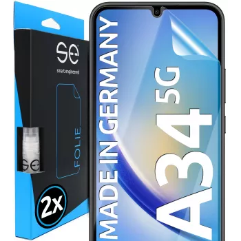 SMART.ENGINEERED se 3D Screen Protector για Samsung Galaxy A34 (συσκευασία 2 τεμ.) (SE0-F0101-0395-23-M)
