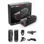 AKEEYO 730Pro 4K Κάμερα δράσης τιμονιού για ποδήλατο και μοτοσυκλέτα - μαύρο