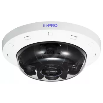 I-PRO Δικτυακή κάμερα πολλαπλών αισθητήρων S-Series 4x4MP 30fps 2,9-7mm AI IK10 IP66/67 Εξωτερικός χώρος