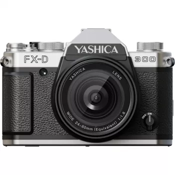 Yashica FX-D 300 Συμπαγής ψηφιακή φωτογραφική μηχανή, 50 MP, 4K, Μαύρη