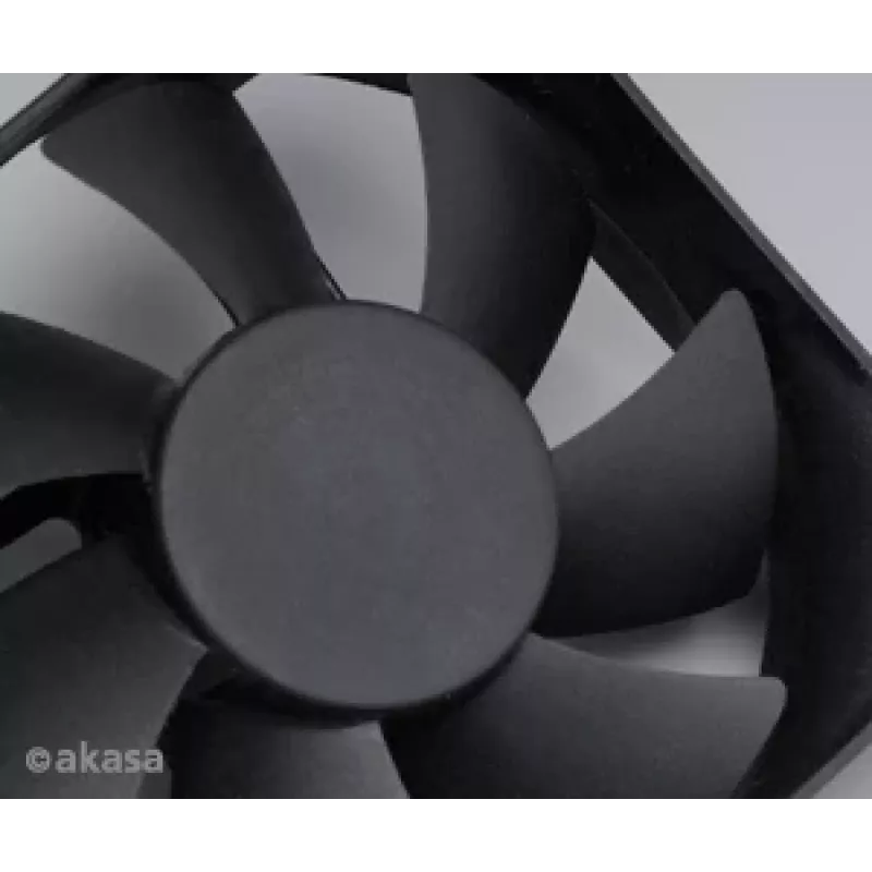 Akasa AK-181BK-S 80mm μαύρος ανεμιστήρας κουτιού - 20,21 dB
