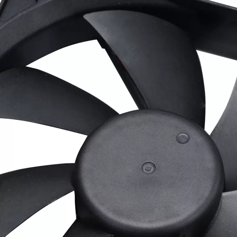 Akasa 12cm μαύρος ανεμιστήρας - 17,5 dB - μαύρο