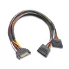 Akasa AK-CBPW05-30 Καλώδιο διαχωρισμού τροφοδοσίας SATA 30 cm Μαύρο