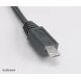 Akasa AK-CBUB05-10BK Καλώδιο USB 2.0 - USB-A σε Micro-USB-B - 1m - Μαύρο