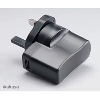 Akasa Φορτιστής ταξιδιού USB - Τροφοδοτικό (USB) - Λευκό