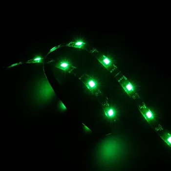 Akasa Vegas AK-LD02-05GN Λωρίδα LED πράσινη για κουτί PC - 50cm, 30 LEDs, SMD 5050, 12V DC, Molex