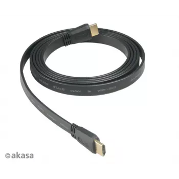 Akasa HDMI 2m High Speed HDMI Cable with Ethernet 10,2 Gbit/s 4K 3D μαύρο