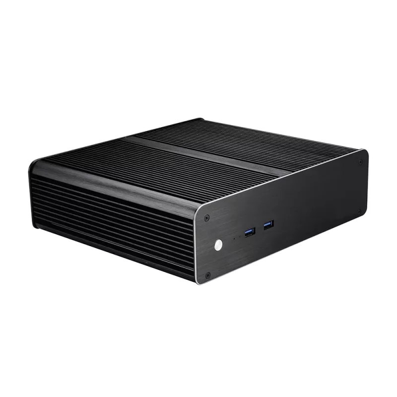 Akasa Euler T Κουτί PC Mini Tower Μαύρο Mini-ITX Αλουμίνιο 2,5 ίντσες