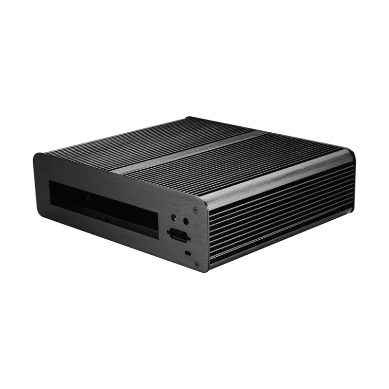 Akasa Euler T Κουτί PC Mini Tower Μαύρο Mini-ITX Αλουμίνιο 2,5 ίντσες