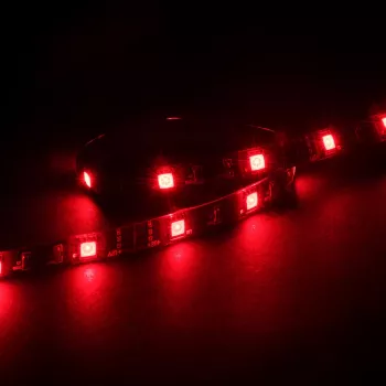 Akasa Vegas M AK-LD05-50RD Κόκκινη λωρίδα LED για εσωτερικό φωτισμό κουτιού PC, 50 cm, μαγνητική στερέωση, 4-Pin-Molex