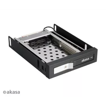 Akasa AK-IEN-08 Αντάπτορας θήκης δίσκου 2,5 ιντσών σε 3,5 ιντσών - SATA III 6 Gbit/s - Πλαστικό/Ανοξείδωτο ατσάλι - Μαύρο