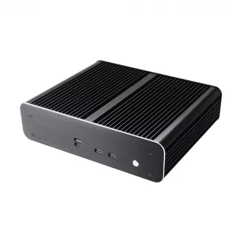 Akasa Euler TX Κουτί Thin Mini-ITX χωρίς ανεμιστήρα - Αλουμίνιο - Μαύρο