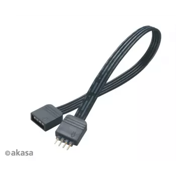 Akasa AK-CBLD01-20BK Καλώδιο επέκτασης Flexa RGB LED 0,2m Μαύρο