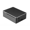Akasa A-RA02-M1B Κουτί Raspberry Pi - Αλουμίνιο - Παθητική ψύξη χωρίς ανεμιστήρα - Μαύρο