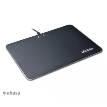 Akasa Vegas X9 LED Gaming Mousepad, 350 x 250 mm, USB, Μαύρο (AK-MPD-04RB)