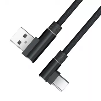 Akasa AK-CBUB39-10BK Καλώδιο USB 2.0 - USB-A σε USB-C - 1 m - Μαύρο