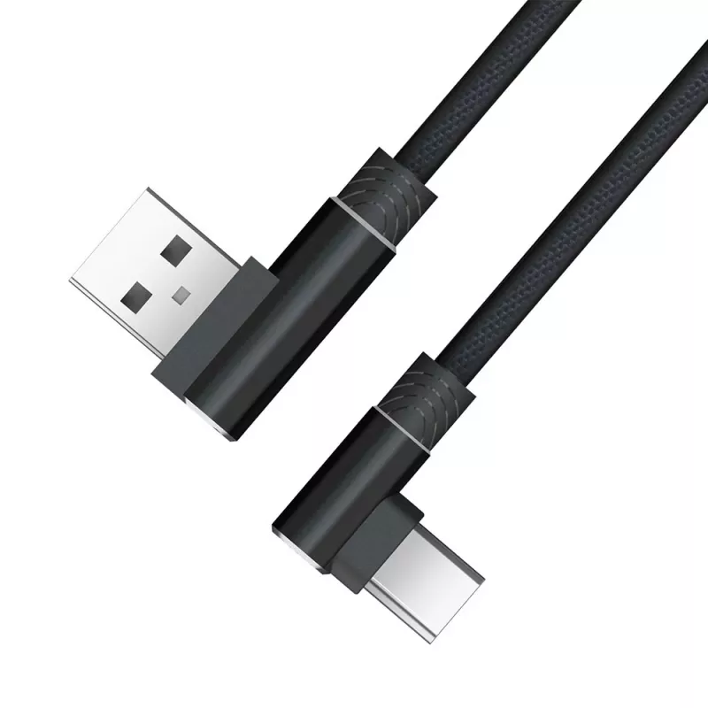 Akasa AK-CBUB39-10BK Καλώδιο USB 2.0 - USB-A σε USB-C - 1 m - Μαύρο