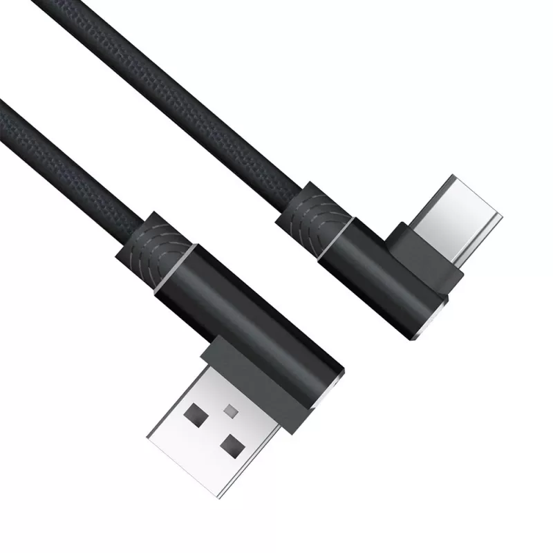 Akasa AK-CBUB39-10BK Καλώδιο USB 2.0 - USB-A σε USB-C - 1 m - Μαύρο