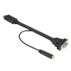 Akasa AK-CBHD18-20BK Καλώδιο αντάπτορα HDMI σε VGA 0,2 m Μαύρο