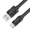 Akasa AK-CBUB43-10BK Καλώδιο USB 2.0 - USB-C σε USB-A - 1 m - Μαύρο