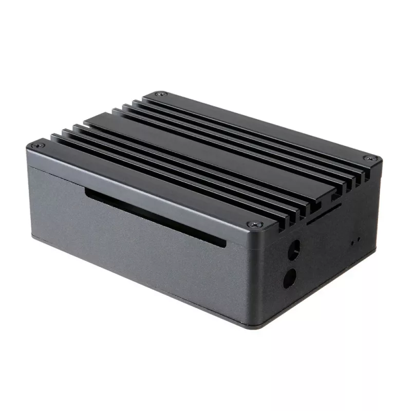 Akasa Pi-4 Case - Ανοδιωμένο αλουμίνιο - Μαύρο