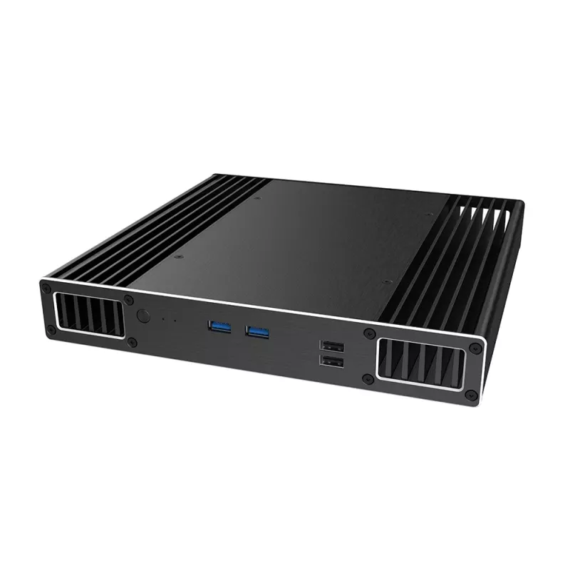 Akasa Plato PX - Desktop - PC - Αλουμίνιο - Μαύρο - UCFF - Home Office