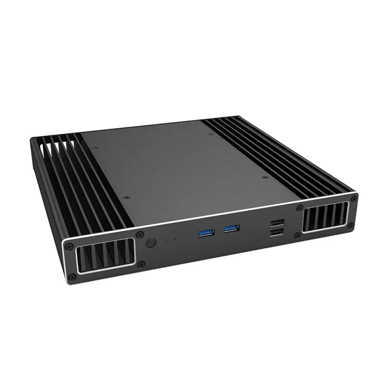 Akasa Plato PX - Desktop - PC - Αλουμίνιο - Μαύρο - UCFF - Home Office