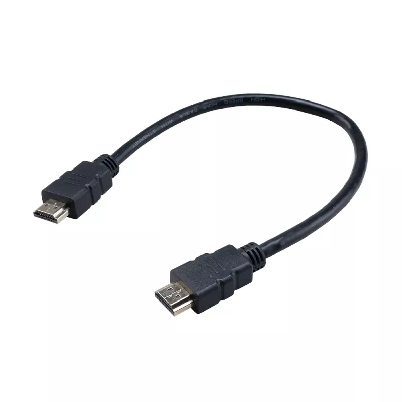 Akasa AK-CBHD25-30BK Καλώδιο HDMI 2.0 0,3 m Μαύρο