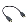 Akasa AK-CBHD25-30BK Καλώδιο HDMI 2.0 0,3 m Μαύρο