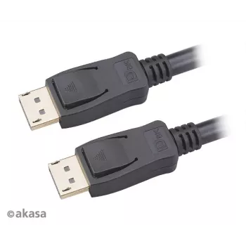 Akasa AK-CBDP23-50BK Καλώδιο DisplayPort 1.4 5 m Μαύρο