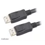 Akasa AK-CBDP23-50BK Καλώδιο DisplayPort 1.4 5 m Μαύρο
