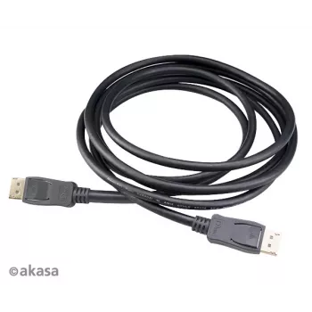 Akasa AK-CBDP23-50BK Καλώδιο DisplayPort 1.4 5 m Μαύρο