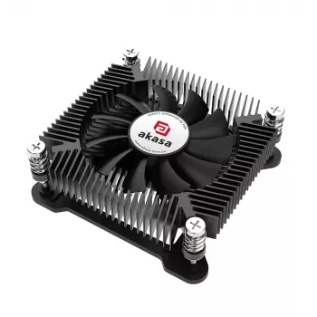 Akasa KS7 Intel LGA 1200/115X Low Profile Ψύκτρα CPU 16mm Ύψος Βίδες και Backplate